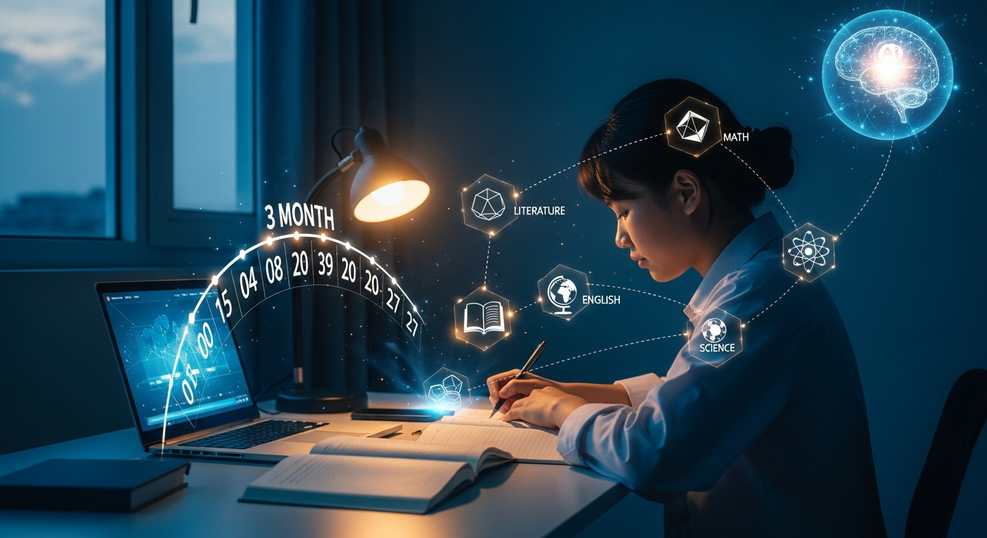 Cách Ôn Thi THPT Quốc Gia 90 Ngày Với AI